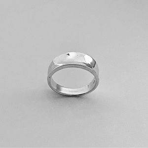 Sterling Silver Tapered Concave Band Ring, Silver Bands, Boho Ring, Silver Rings